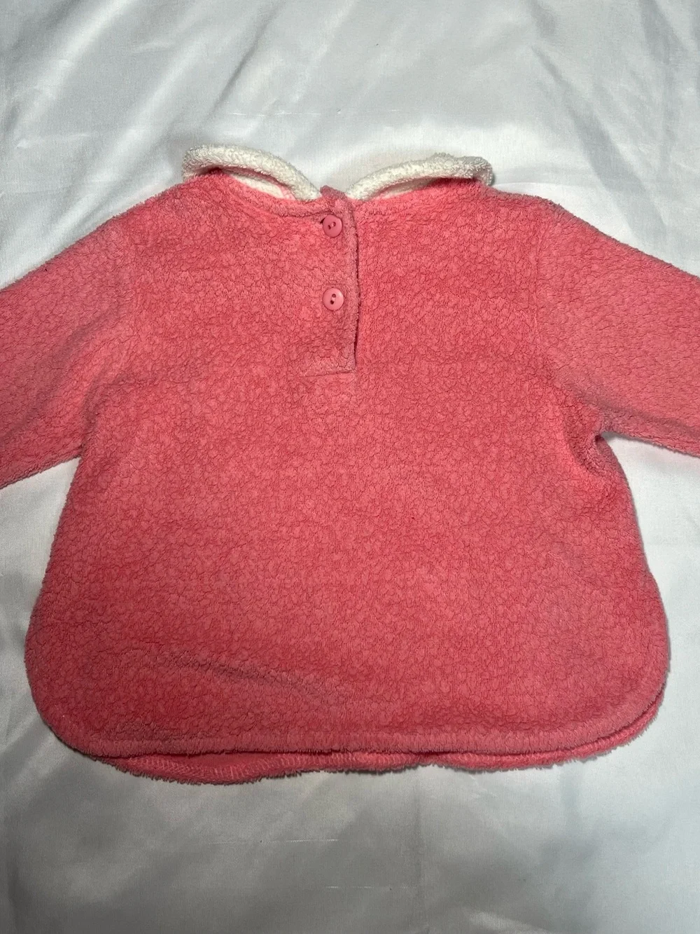 Vintage Baby Beginnings Pink  Sweater 3-6M Floral Embroidered Baby Top